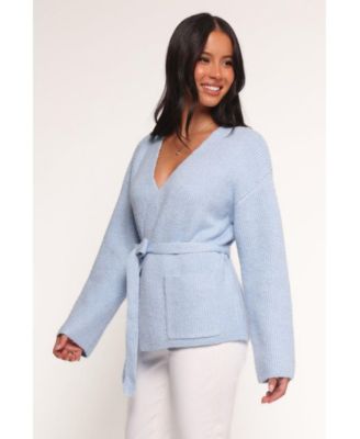 Women's Mika Wrap Cardigan - Blue XL