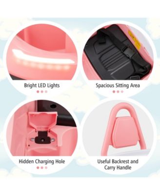 6V Kids Electric Bumper Car with 360° Spin and Dual Motors