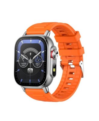 2.01" HD Screen Smart Watch for Women Men Outdoor Sport Multifunctional With GPS Health Monitoring, Bluetooth Calling, IP68 -Orange