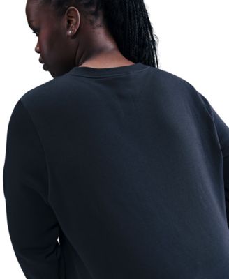 Plus Size Sportswear Club Fleece Graphic Crew-Neck Sweatshirt