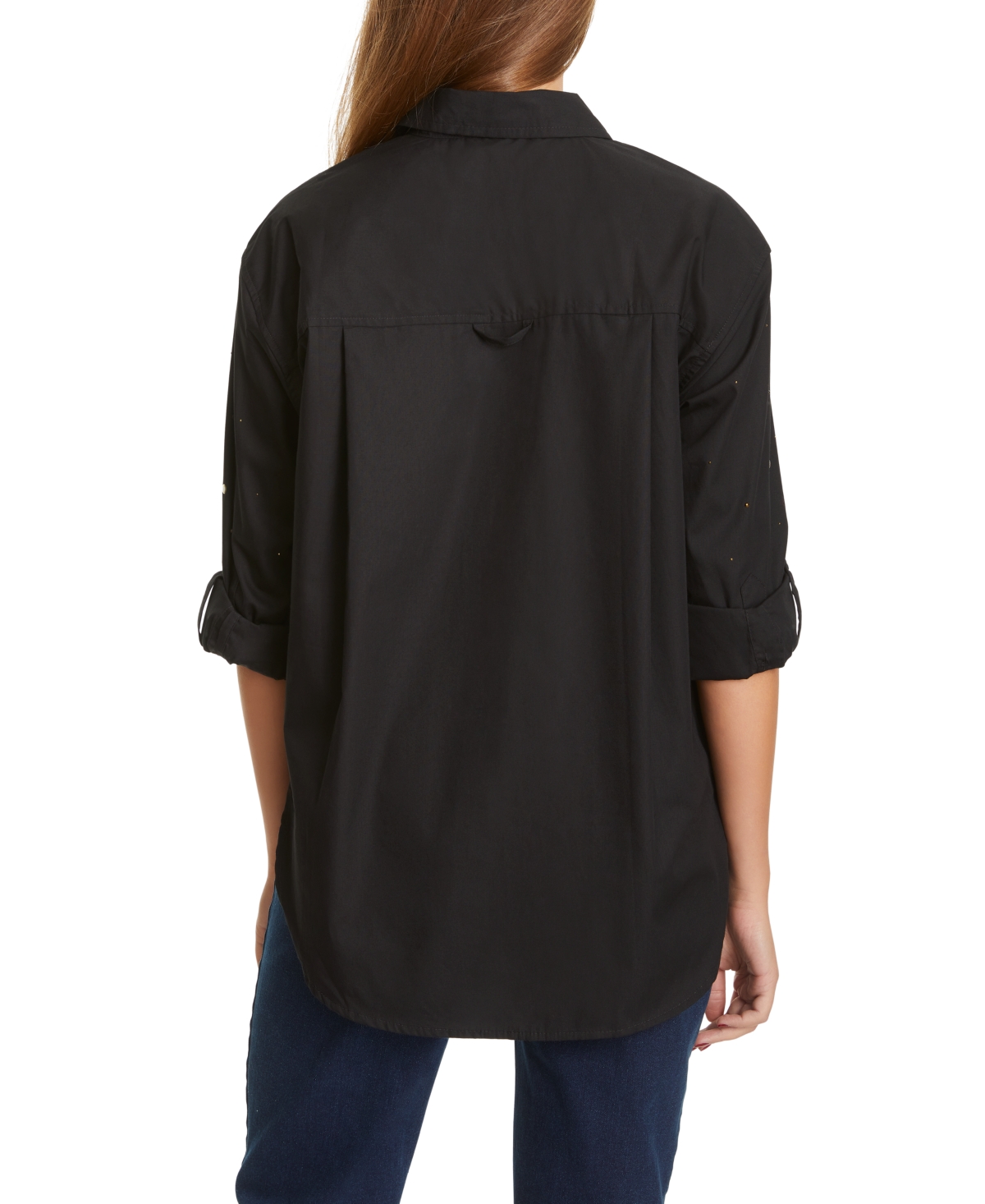 Gloria Vanderbilt Women's Amanda Collared Shirt In Black