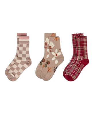 Women's 3 Pair Pack Fashion Crew Socks