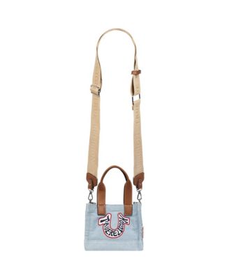 Retro Horseshoe Denim Mini Tote