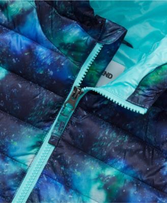 Girls FeatherFree Insulated Hooded Packable Jacket