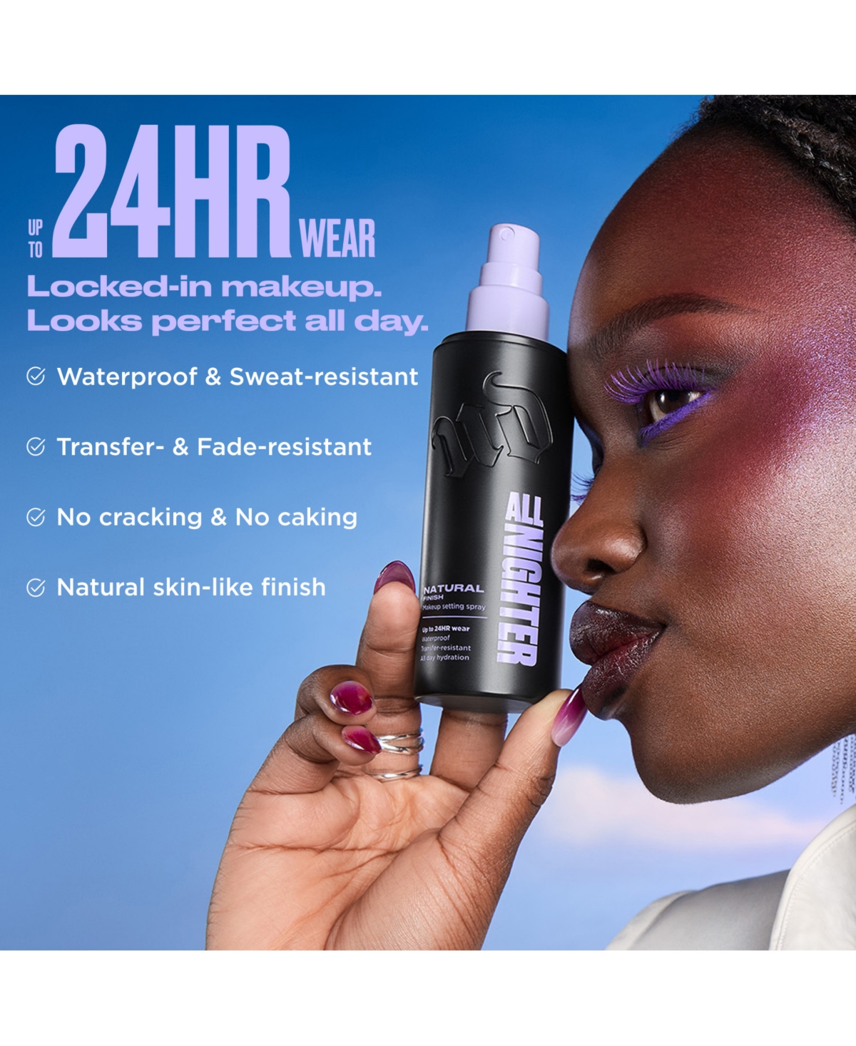 Urban Decay 2-pc. All-nighter Setting Spray Travel Set In Transparent