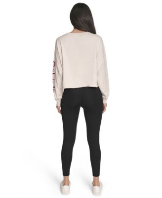Performance Women's Logo Cropped Long-Sleeve Top