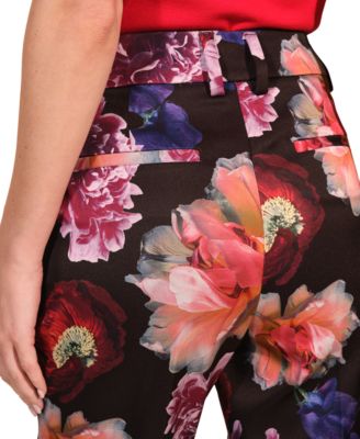 Women's Straight Leg Satin Pants