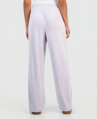 Juniors' Hello Kitty Velour Wide-Leg Pants