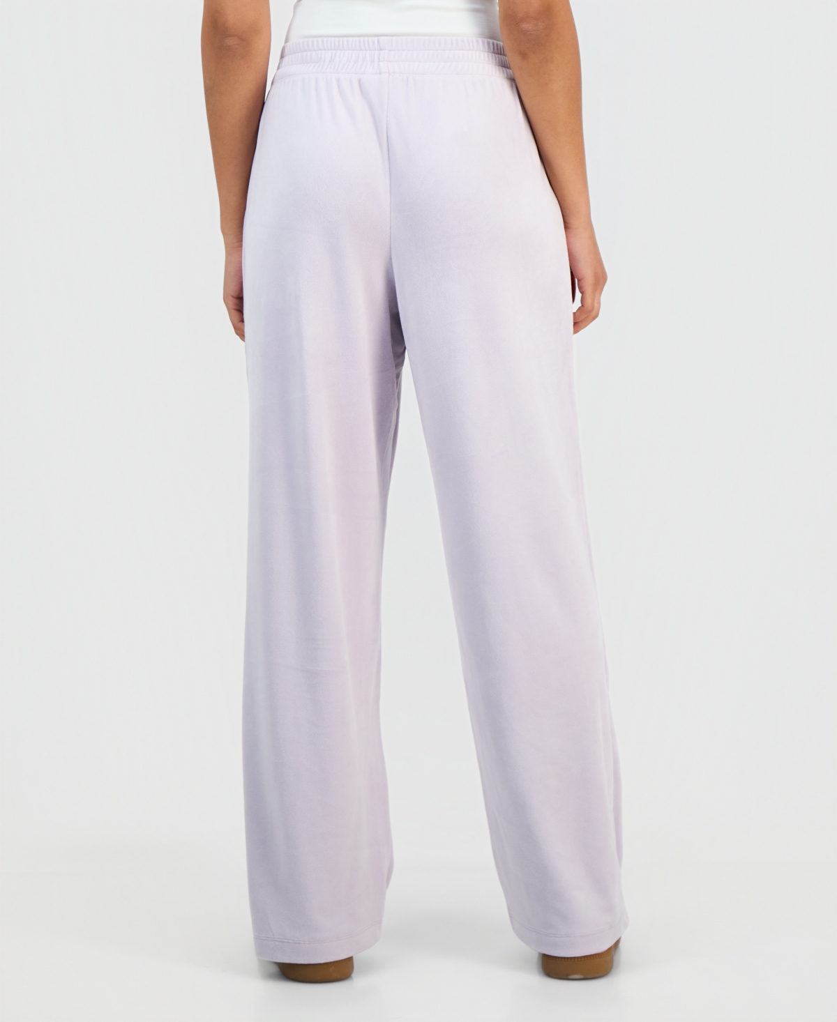 Grayson Threads, The Label Juniors' Hello Kitty Velour Wide-leg Pants In Purple