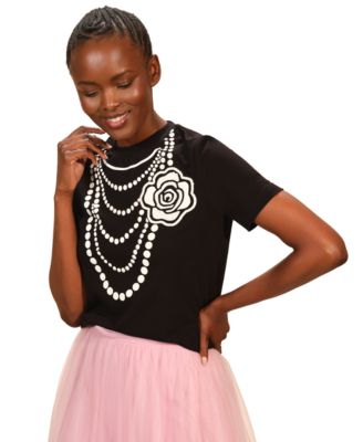 Isaac Mizrahi - Women's Printed Short Sleeve T-Shirt