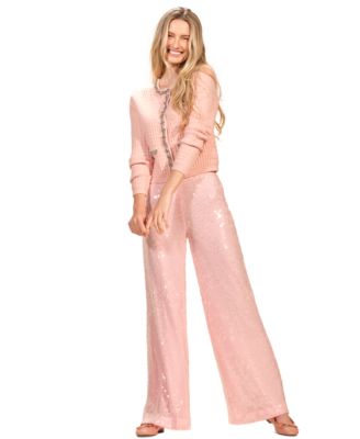 Women's Long Sleeve Crystal Cardigan Sweater