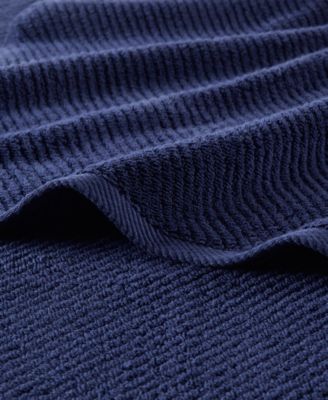 Diagonal Ribbed Cotton 6-Pc. Washcloths Set