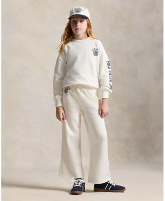 Girls' 7-16 Logo Crest Crewneck Sweatshirt