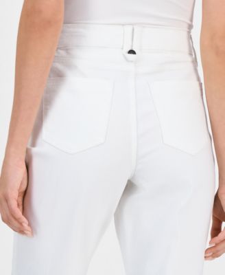 Women's Mid Rise Straight-Leg Ankle Jeans