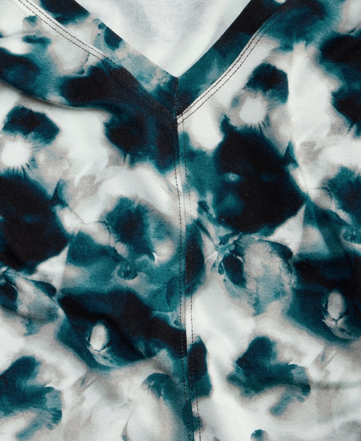 I.n.c. International Concepts Plus Printed V-Neck Long-Sleeve Layering Top, Macy's Exclusive