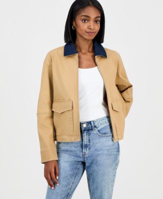 Nautica Jeans - Women's Spread-Collar Zip-Front Jacket