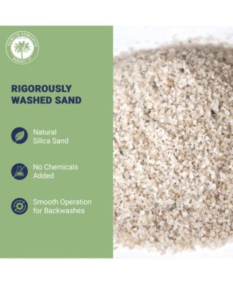 Filter Sand for Residential Commercial Pool Filters, 50 lb (2 Pack)