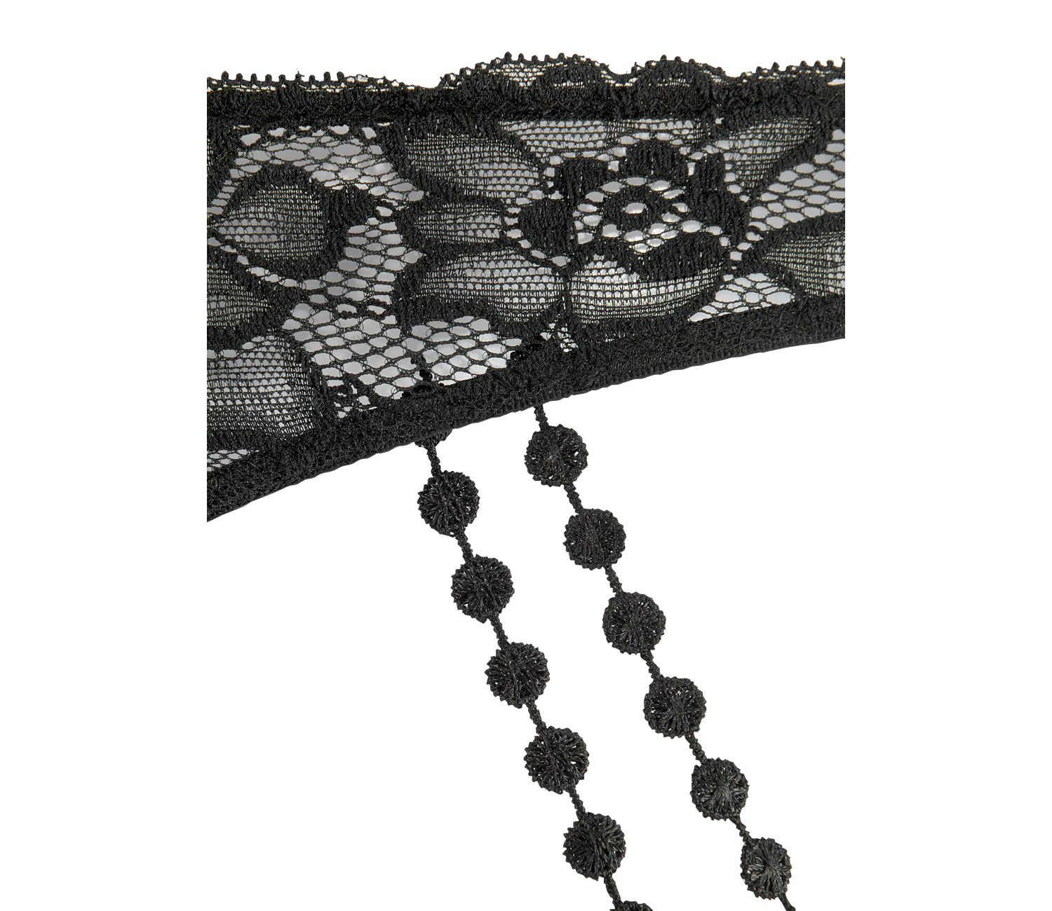 Women's Floral Print Strappy Lace Crochet Thong Underwear