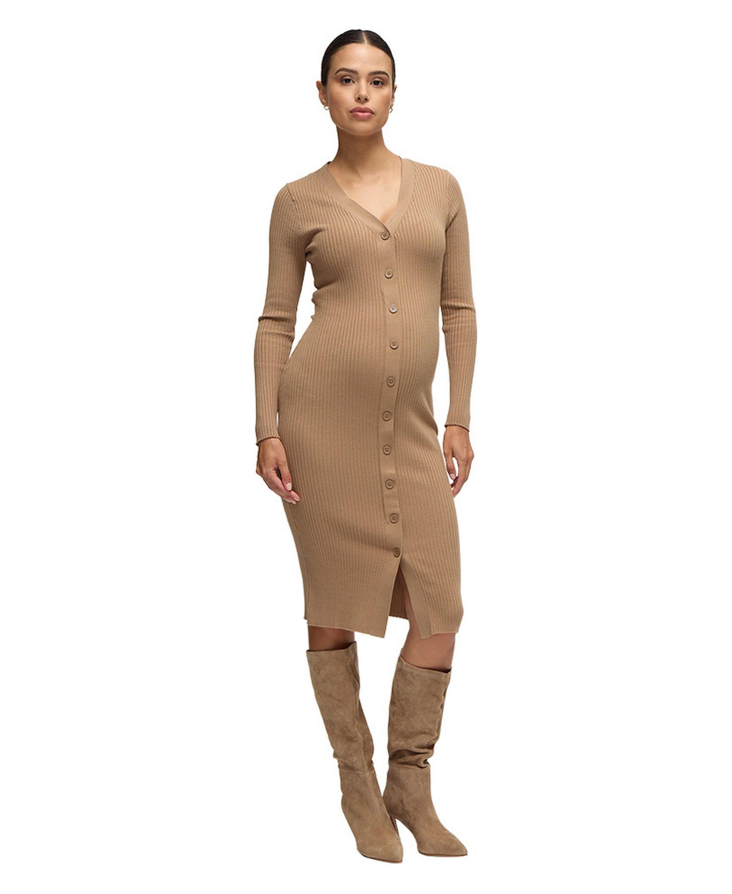 Women's Ingrid + Isabel Button Front Midi Sweater Dress