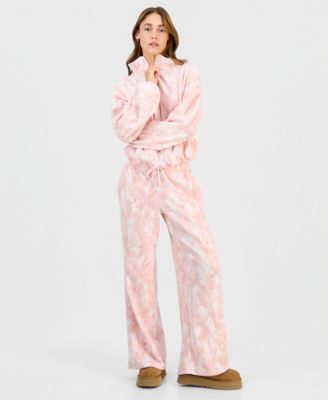 Juniors' Polar Fleece High-Rise Pants 