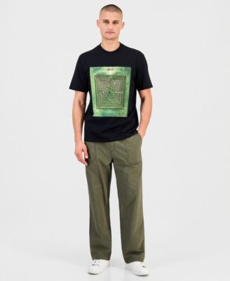 Men's Dabryn Relaxed-Fit Printed T-Shirt