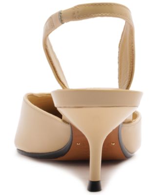 Women's Paola Mid Pointy Toe Slingback Pumps