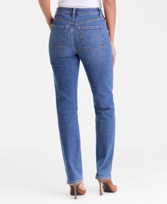 Women's High-Rise Straight-Leg Jeans, Macy's Exclusive 