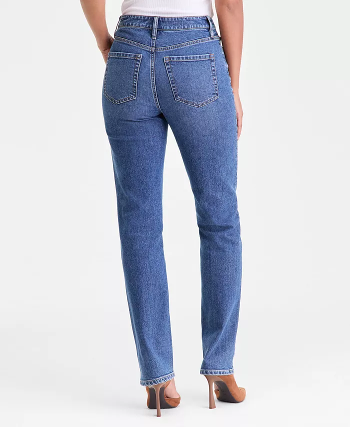 Women's High-Rise Straight-Leg Jeans - thumbnail 3