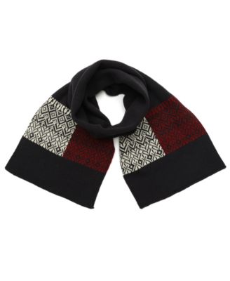 Tommy Hilfiger - Men's Bird's Eye Fair Isle Scarf