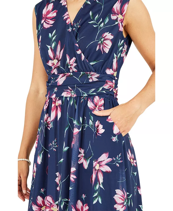Women's Mesh Stretch Midi Dress - thumbnail 7