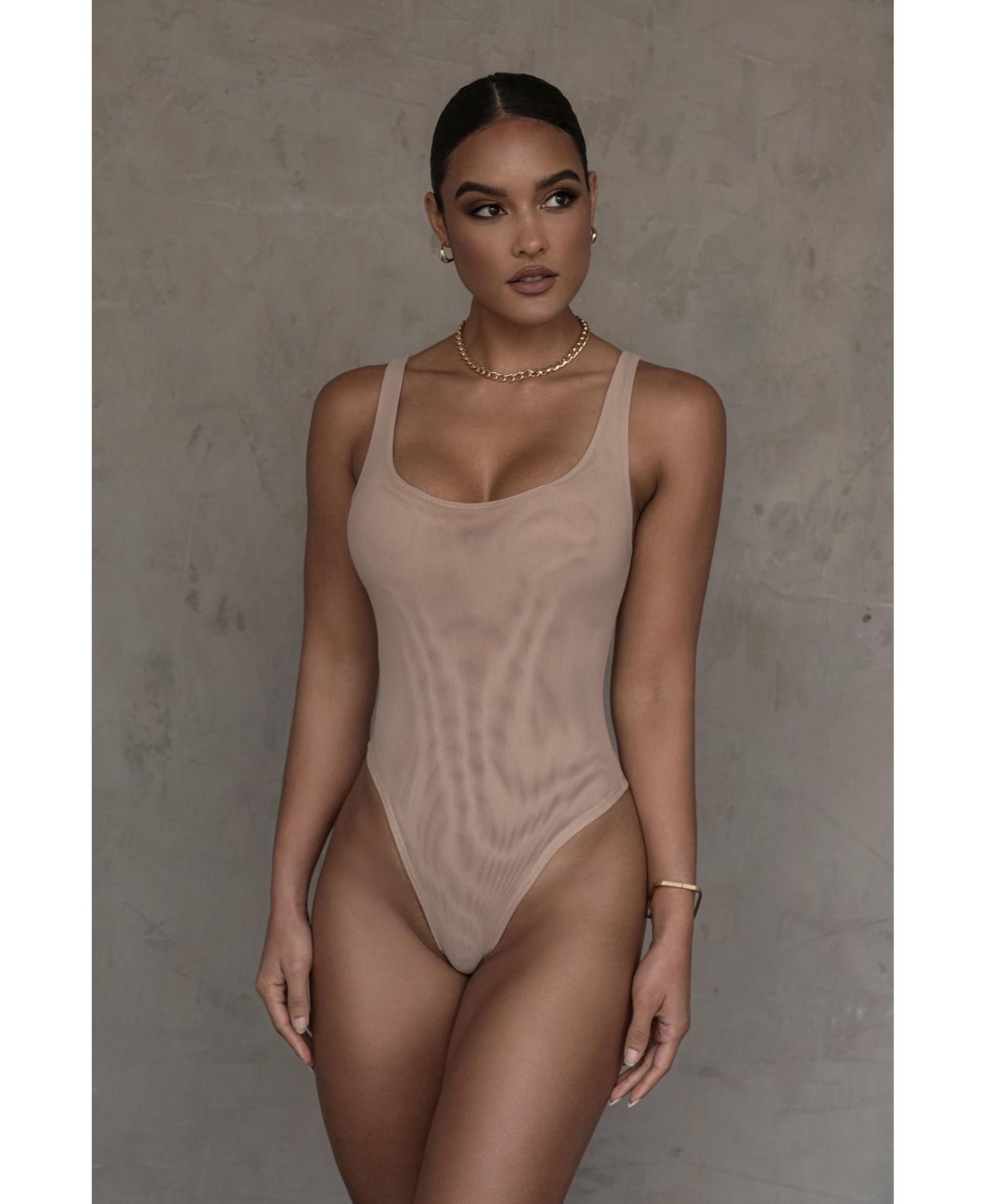 Women's Mesh Essentials Tank Bodysuit Undergarment