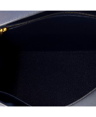 Kelly 28 Handbag Blue Epsom with Gold Hardware