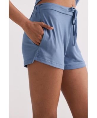 Women's Essential Short Sleeve Tee Set in Blue