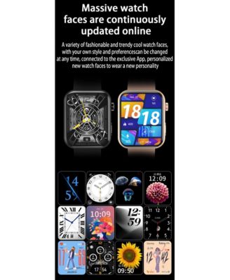 1.91'' Smart Watches for Women Men Photography multifunctional With Bluetooth Call, Health Monitoring, IP67