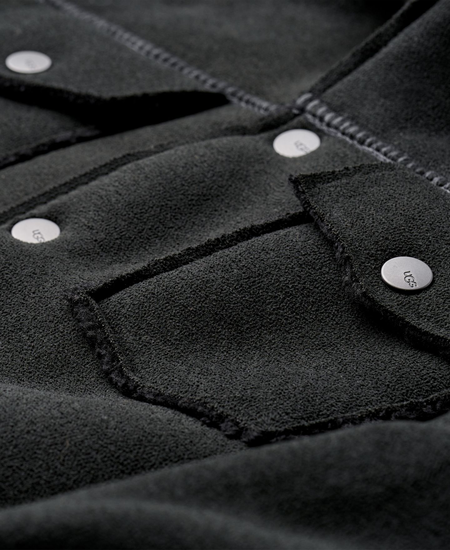 Мужская куртка UGG Janson Trucker, цвет: Чёрный — фото 6