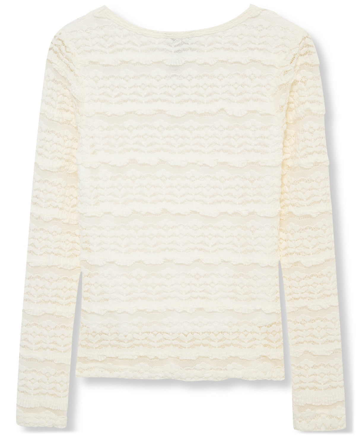 Habitual Kid Habitual Girls 7-16 Lace Long Sleeve Top In White
