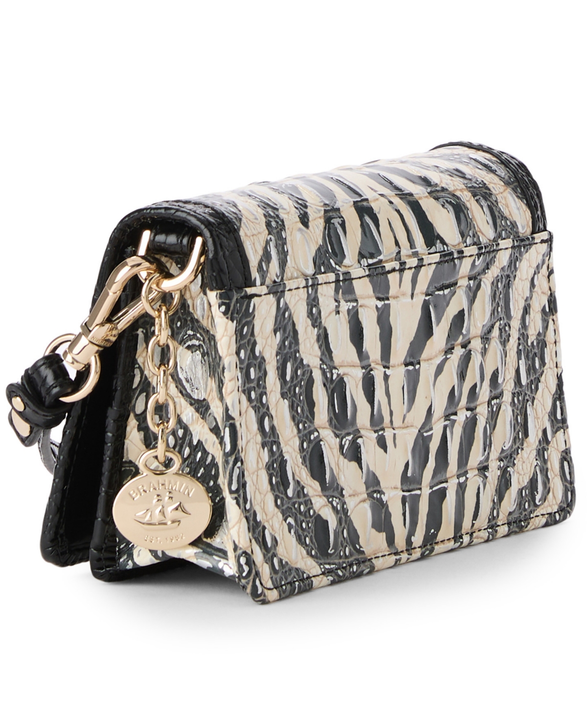 Brahmin Minuette Melbourne Mini Leather Crossbody Bag In Multi