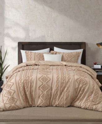 Aluma Geometric 3-Pc. Comforter Set, Full