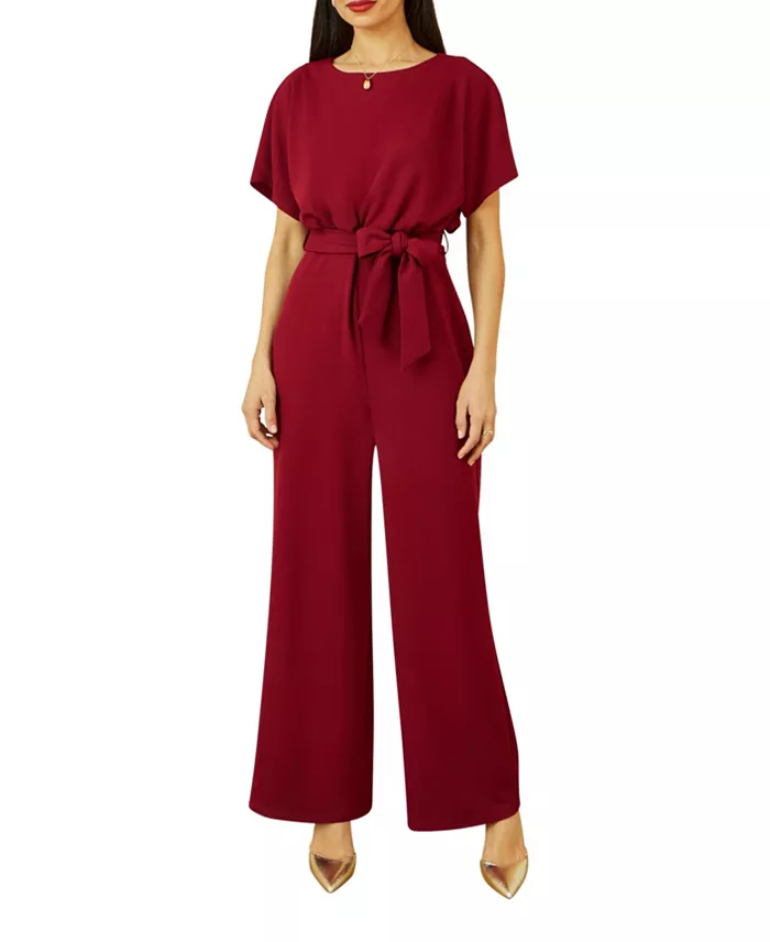 Women's Batwing Stretch Jumpsuit - thumbnail 5
