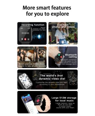 1.91'' Smart Watches for Women Men Photography multifunctional With Bluetooth Call, Health Monitoring, IP67