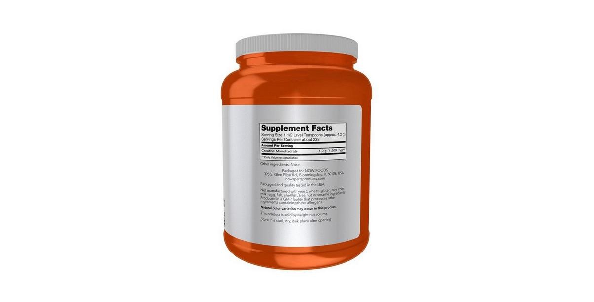 Now Foods Creatine Monohydrate Micronized Powder, 2.2 Lbs