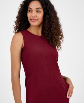 Women's Sleeveless Multi-Seam Sheath Dress, Regular & Petite