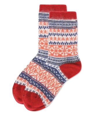 Women's Holiday Wonder Fairisle Soft-fit Crew Socks