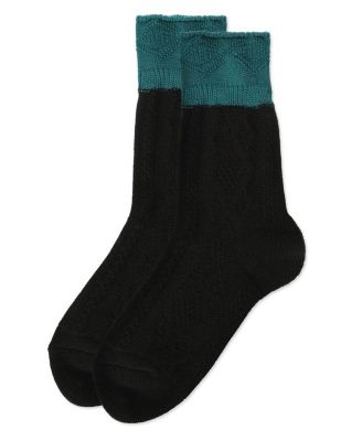 Women's Diamond Bits Soft-Fit Two-Tone Crew Sock