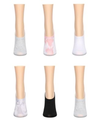 Women's 6 Pair Pack Tie Dye No Show Sneaker Liners
