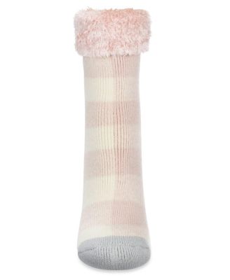 Buffalo Check Plush Cabin Socks
