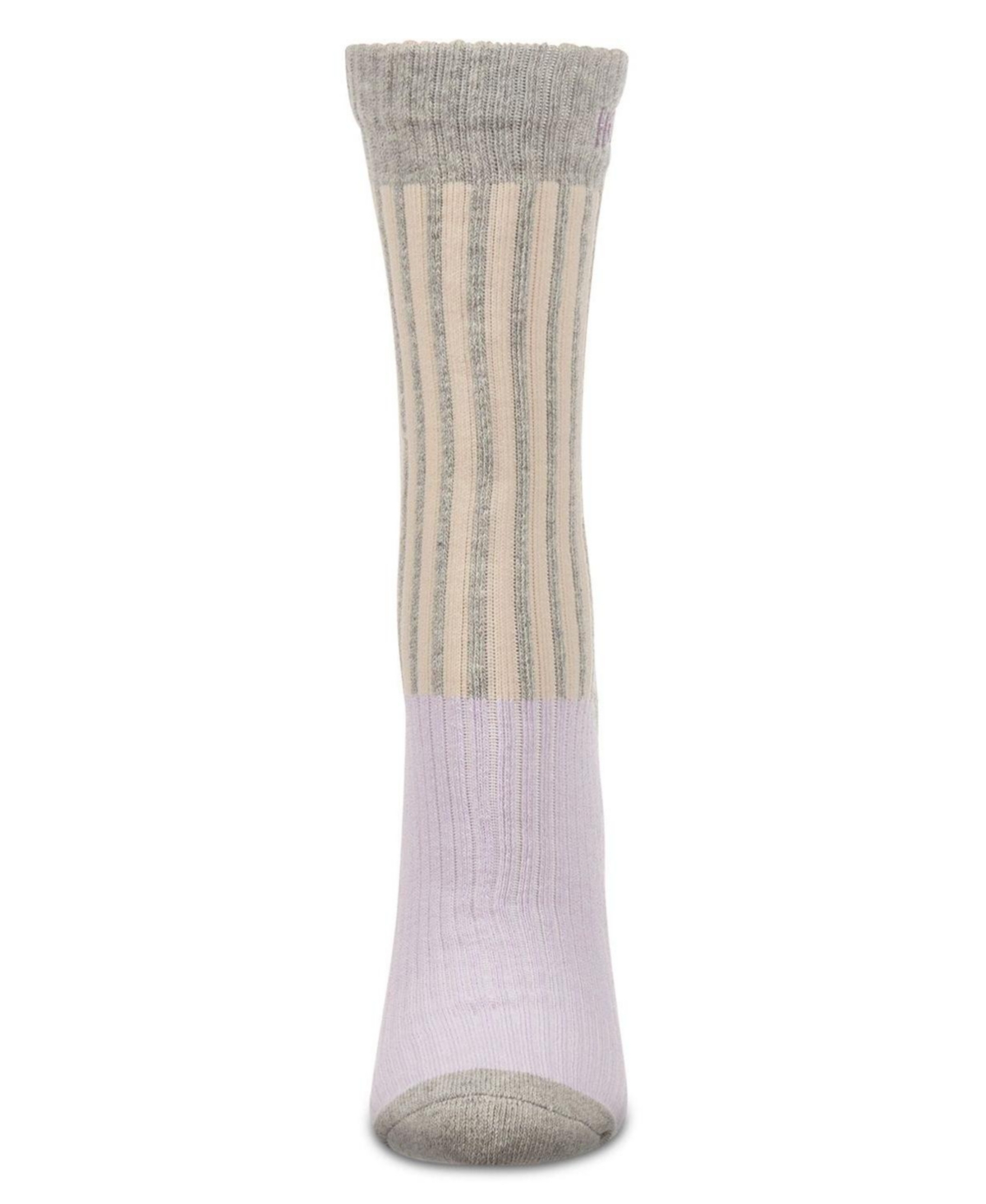 MeMoi Women's Inspirations Embroidered Cuff Crew Socks