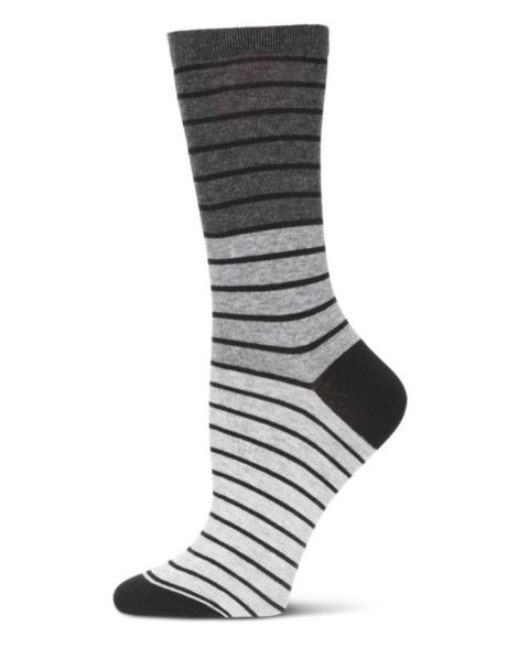 Носки Stripes, средней высоты, шерсть — MeMoi, цвет: Чёрный