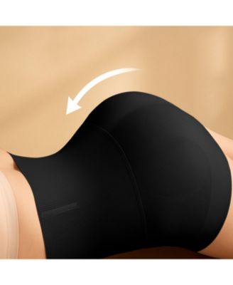 Maternity High-Waist Tummy Control Shorts, Postpartum Shapewear, No-Roll Waistband