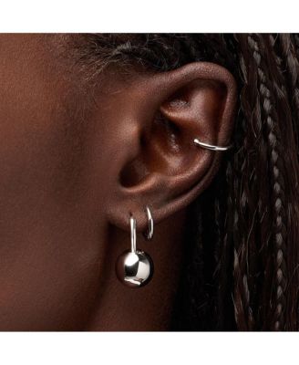 Statement Earrings - Perry Silver